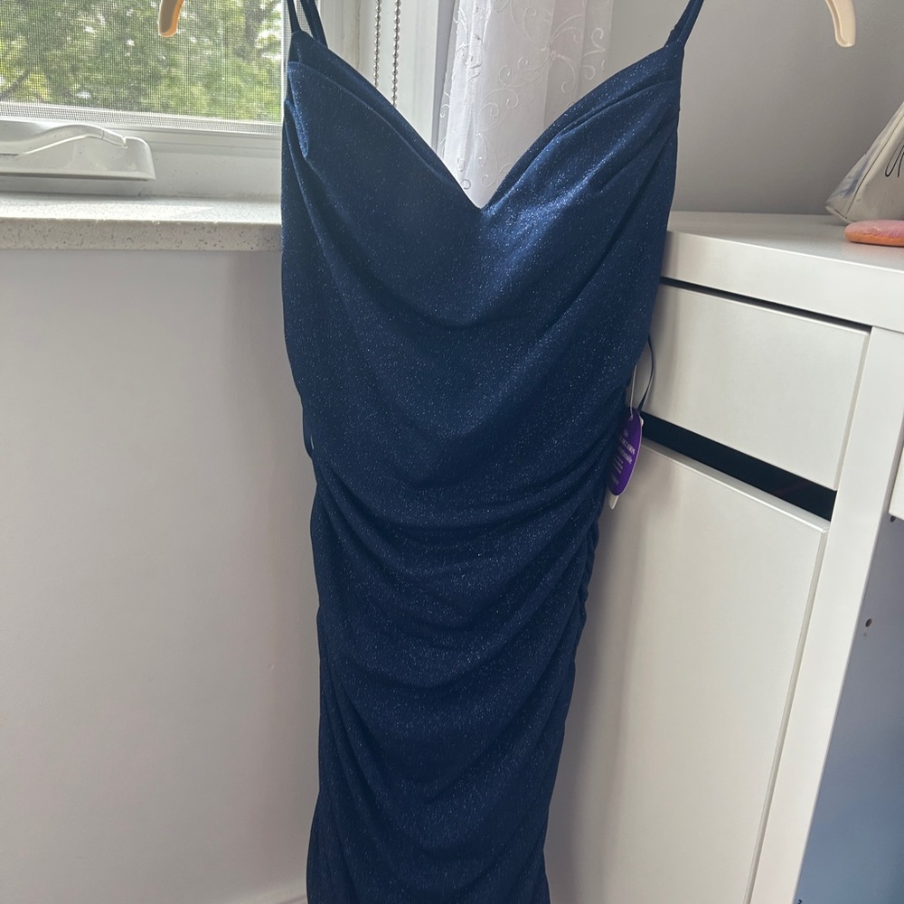 Windsor Navy Blue Mini Dress